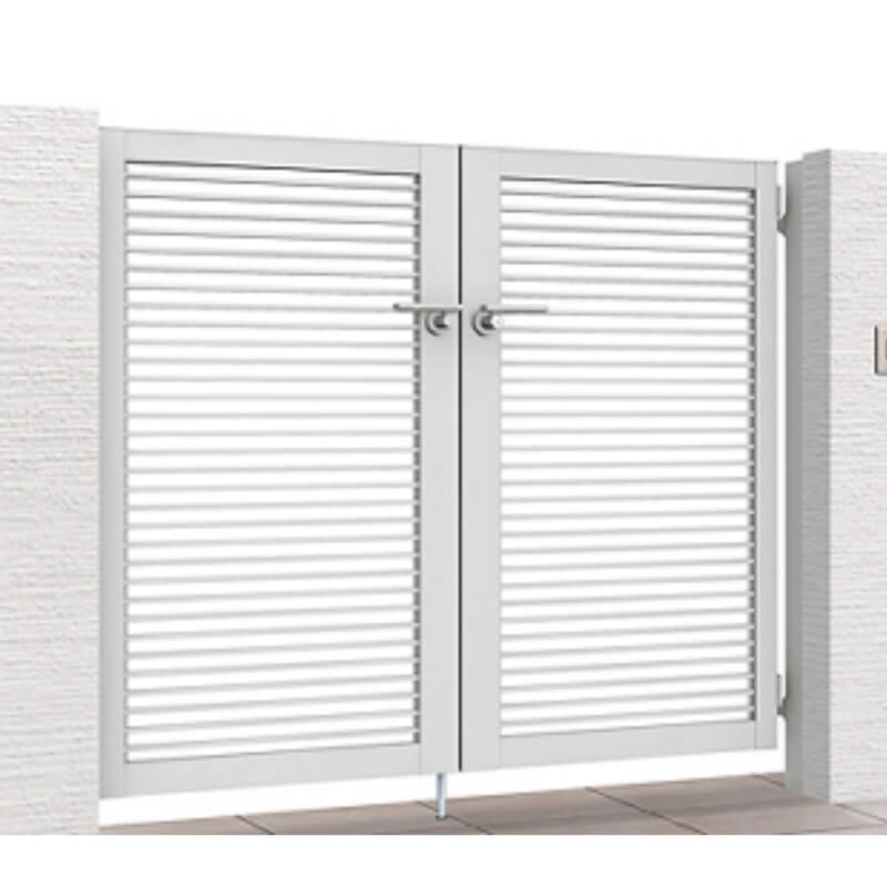 開き門扉AB YR2型 両開き 埋込使用 呼称09-10 扉寸法W1800(900+900)×H1000mm リクシル LIXIL 開き門扉 おしゃれ シンプル リフォーム(4)