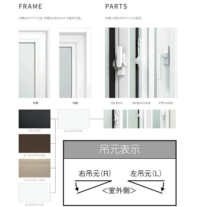 リフォーム建材屋のFIX窓 02613 EW (PG) W300×H1370mm 樹脂サッシ 窓 複層ガラス 採光窓 固定サッシ リクシル LIXIL EW リフォーム DIY｜アングル3