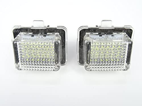 メルセデス ベンツ W218 C218 CLS350 CLS550 CLS63 AMG 前期 CLSクラス 交換式 LED ナンバー灯 ライセンスランプ ホワイト　白　クリアレンズ　　リア　ライセンス　ナンバー　030203