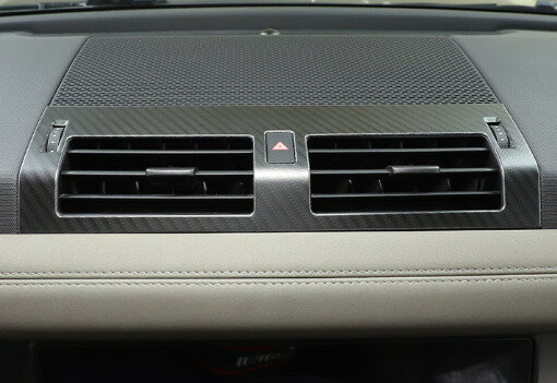 ランドローバー　 ディフェンダー 90 90S 90SE 90HSE 　110 110S 110SE 110HSE 110X 130 130SE 130X　 カーボン ルック カーボン ルック エアコンダクト パネル カバー　ステンレス　フレーム　センター　中央 吹き出し口　8597