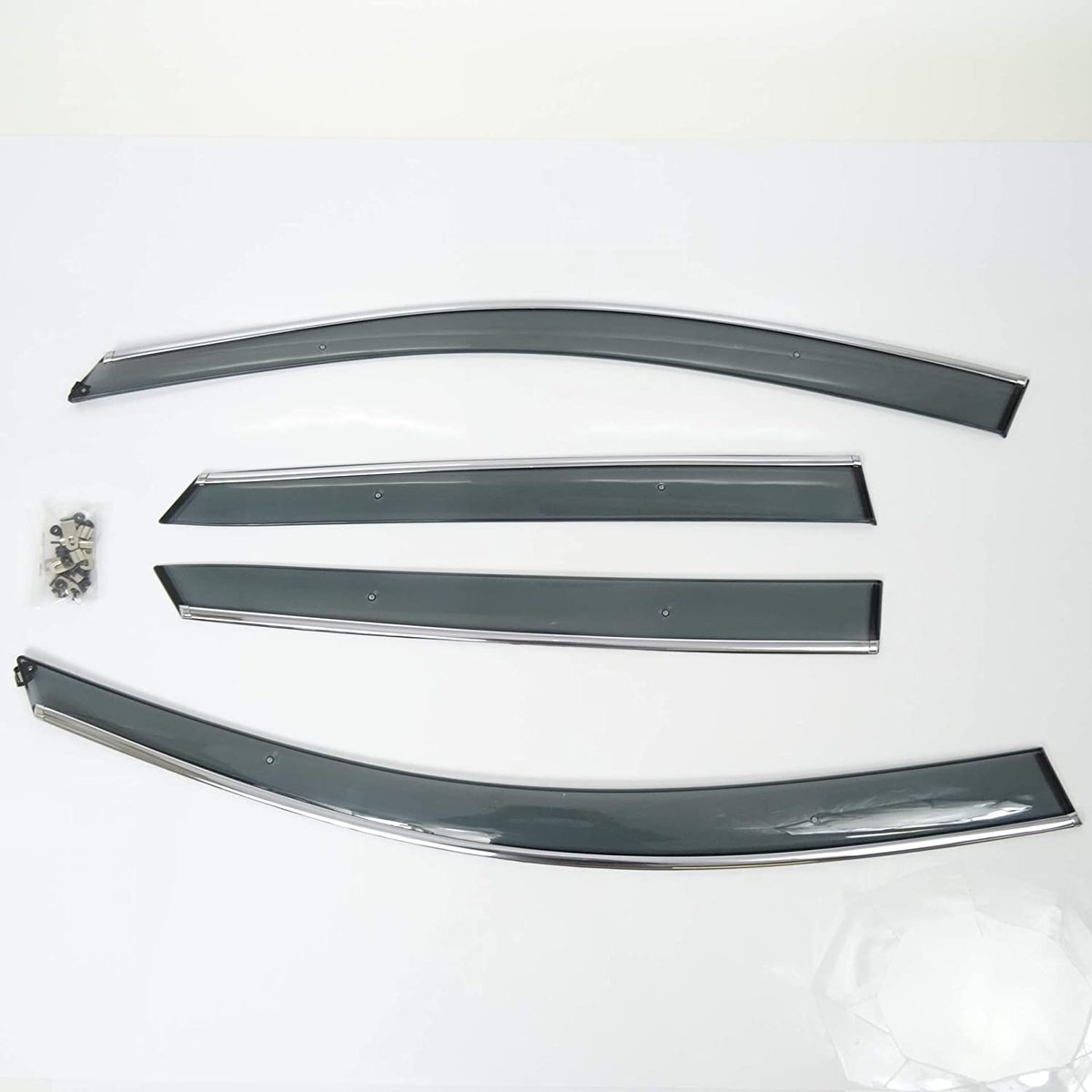 マツダ マツダ CX－3 CX-3 DK系 （2015年から）　メッキ モール　取付金具付き　ドアバイザー サイドバイザー　ドア サイド バイザー