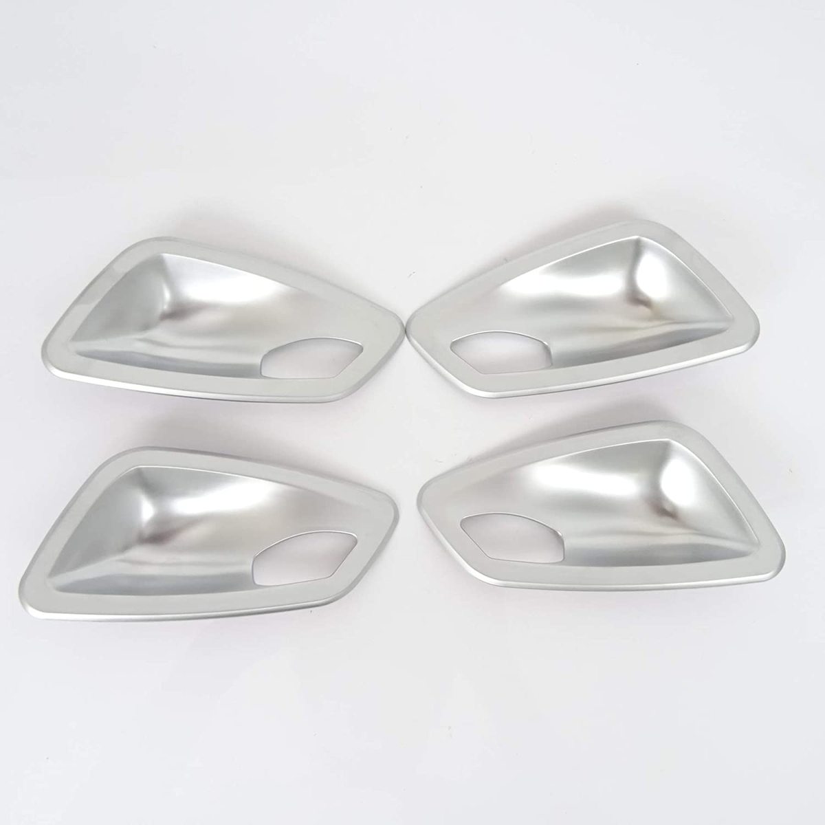 BMW E90 E91 320i 323i 325i 325xi 330i 330xi 335i セダン ツーリングワゴン　サテン　シルバー　インナー　ドアハンドル フレーム カバー ガーニッシュ　　ドア　シェル　3833