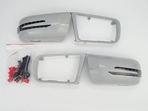 メルセデス ベンツ LED ウィンカー ドアミラー サイドミラー カバー カニ爪 アロータイプ (未塗装) W140　後期 W210 前期　W202 R129　中期　ウインカー ドア サイド サイド ミラー