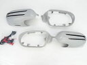 メルセデス ベンツ LED ウィンカー ドアミラー サイドミラー カバー カニ爪 アロータイプ 未塗装 R230 中期 SL350 SL550 SL600S L...