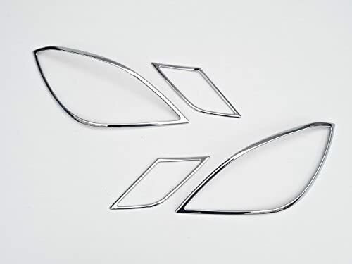 メルセデス ベンツ Eクラス W212 S212 前期用 (2009年-2013年) セダン ワゴン E250 E300 E350 E550 E63 等 クローム メッキ ヘッドライト ヘッドランプ ヘッド リング リム ガーニッシュ カバー