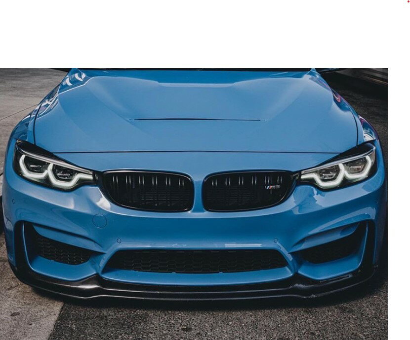 BMW F80 M3セダン 30ヤーレMS M3 CS MヒートED F82 M4クーペ M4 CS GTS コンペティション F83 M4カブリオレ CS GTS Mパフォーマンス カーボンルック フロントバンパー リップスポイラー ダクト ガーニッシュ フロントリップ サイドダクト パネル フェンダー エアロ ZST-461