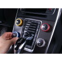 レッド エアコン ダイヤル カバー ボルボ S60 ドライブe T4 T6 AWD SE Rデザイン スポーツ スカンジナビアン・リミテッド b8589(2)