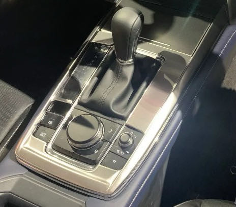 マツダ CX-30 DM8P DMEP DMFP XD X 20S プロアクティブ Lパッケージ CX30 シルバー センターコンソールパネル シフト ギア ダイヤル メディア スイッチカバー ガーニッシュ b8991