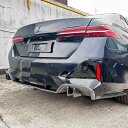 BMW i5 G60 eDrive40 M60 xDrive Mスポーツ i5シリーズ G60 523i 523d xDrive Mスポーツ 5シリーズ セダン リアバンパー ディフューザー カナード バンパー コーナー カバー エアロ ZST-818(2)