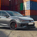VW ゴルフ 8 ゴルフ VIII GTI ベースグレード CDDNP カーボンルック フロントバンパー リップスポイラー ダクト ガーニッシュ フロントリップ サイドダクト パネル フェンダー エアロ ZST-838/b11714