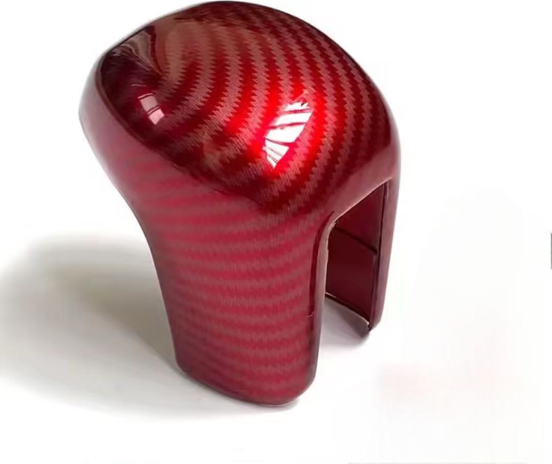 ホンダ シビック FL1 FL4 LX EX e:HEV AT車対応 レッド カーボン ルック シフトノブ カバー シフトレバー ガーニッシュ b13018/b12300