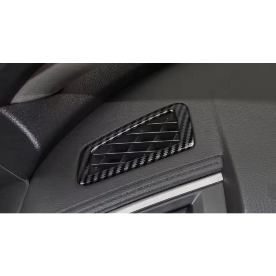ホンダ シビック FC1 FK7 FK8 セダン ハッチバック タイプR カーボン ルックデフロスターカバー エアコン ダクト デフォッガー リング リム ガーニッシュ b13014/b12296