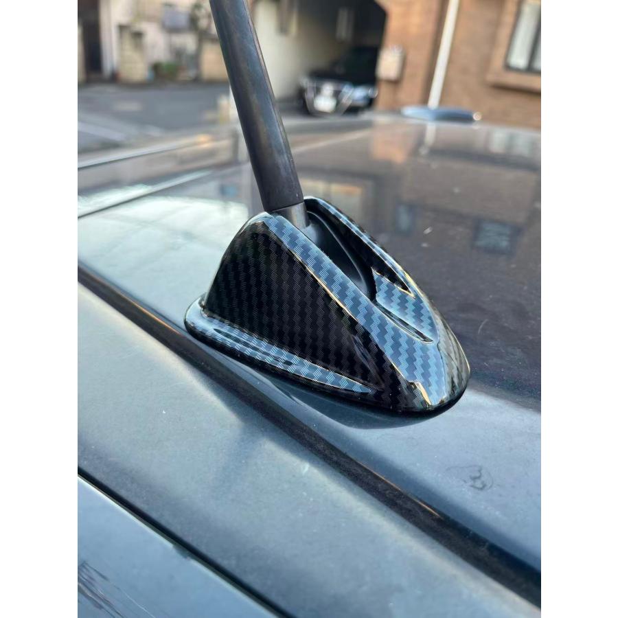 スバル インプレッサスポーツワゴン GG2 GG3 GG9 GGA GGB 15i 20S STi WRX ガーニッシュ カーボン調 カーボン ルック ルーフアンテナカバー アンテナ カバー フレーム パネル ガーニッシュ　b13844