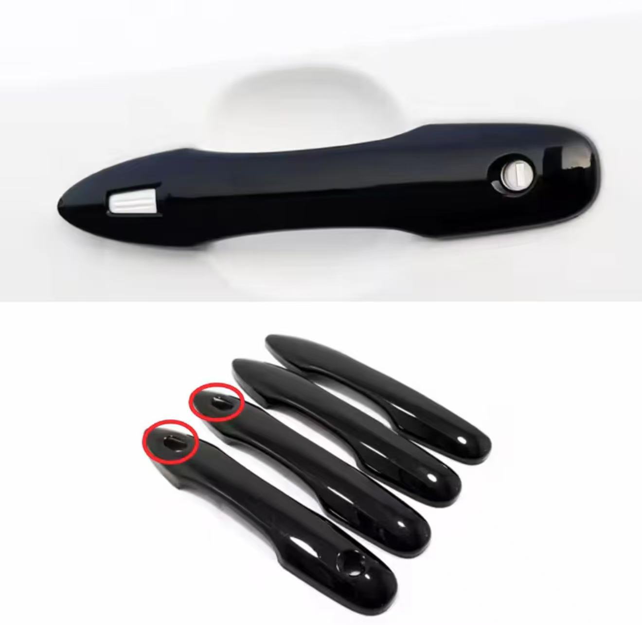 トヨタ bZ4X XEAM10 YEAM15 G Z 黒 ピアノブラック ドアハンドル カバー ドアノブ ...