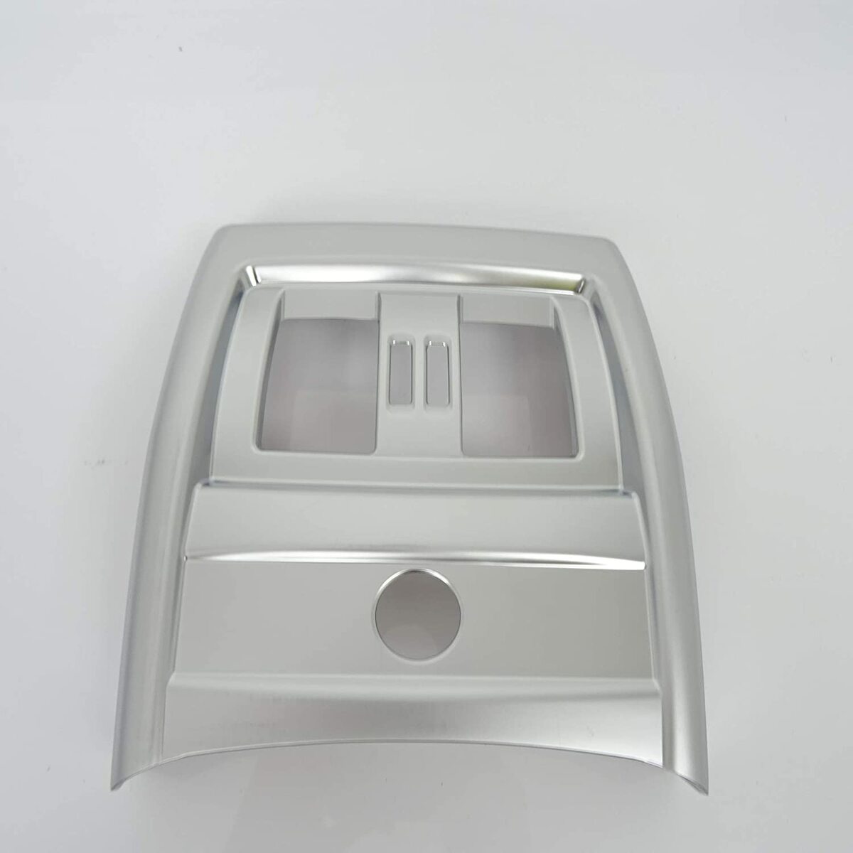 サテン シルバー リアエアコンダクトカバー BMW F30 F31 318i 320i 320d 328i 320d 330i 330e 335i 340i SE xDrive Mスポーツ F34 グランツーリスモ リア コンソール エアコン ダクト パネル カバー　フルカバー　2066