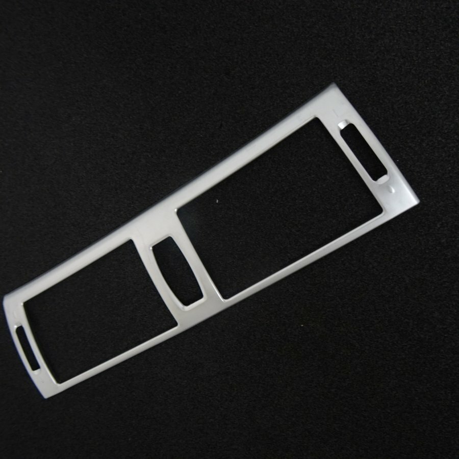 BMW X5 E70 X5M 3.0si 4.8i 30i 35d 35i 48i 50i X6 E71 X6M 35i 50i シルバー フロント センターエアコンダクトカバー エアコン ダクト パネル ガーニッシュ　3261