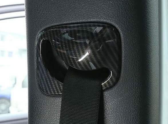 メルセデスベンツ　W247　 B180 B200d AMGライン　Bクラス　 カーボン ルック　シートベルト ホルダー パネル カバー 　ピラー　ガーニッシュ　　　　4946