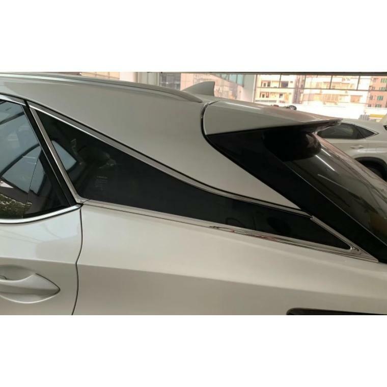 レクサス RX　RX200t RX450h　　クローム クォーターパネルモール ステンレス リア ウインドウ ガーニッシュ Cピラー ドアピラー ウェザーストリップ フレーム トリム