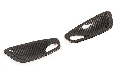 BMW E87 E82 E88 116i 118i 120i 130i 135i 1シリーズ　カーボン ルック インナードアハンドルカバー　 パネル フレーム　枠　パネル　ガーニッシュ 5533　2ピース