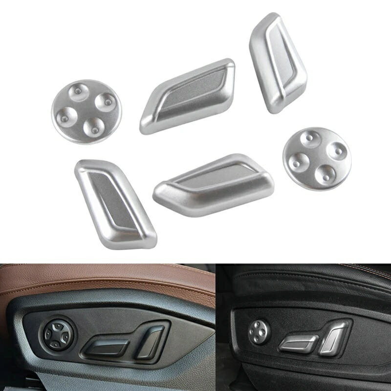 アウディ　A4アバント 1.4TFSI 2.0TFSI 35TFSI 40TFSI 45TFSI 30 TDI　 サテンシルバー シートスライダー カバー スライド パワーシート スイッチ アジャスター