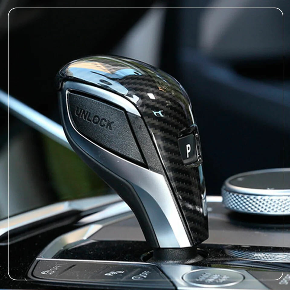 カーボン ルック　シフトノブカバー　BMW F40 F44 G42 G20 G21 G22 G23 G26 G14 G15 G16 G01 G02 G05 G06 G07 G26 G08 シフトノブカバー　ガーニッシュ シフト　シフト　ノブ　カバー　パネル　ギア　レバー　4594