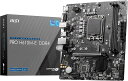 MSI マザーボード PRO H610M-E DDR4 第14/13/12世代Intel(LGA1700)対応1xPCI-e 4.0 x16 Micro-ATX...