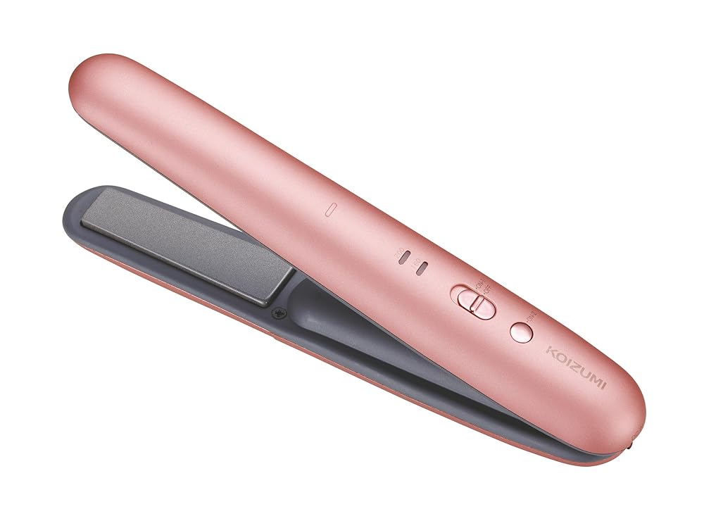 コイズミ コードレスストレートアイロン ピンク KHS-8640/P