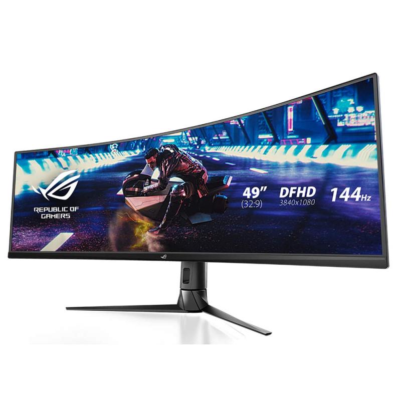 ASUS ゲーミング モニター ディスプレイ ROG Strix XG49VQ 49インチ PS5対応/湾曲/32:9/3840x1080/144Hz/FreeSync/DisplayHDR 400