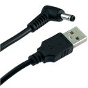 CNCTWO コネクトツー 外径3.8/内径1.4mm 1m DC-USB電源供給ケーブル ファン付き作業服 ファン バッテリー 接続 L字型プラグ バートル BURTLE AC190互換 C2DC38135100L 1 