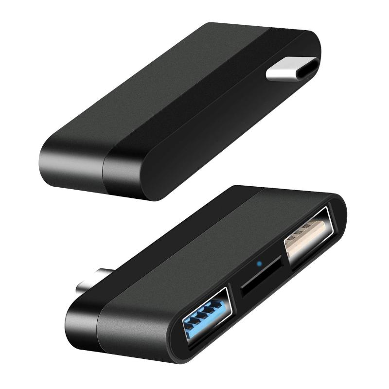 Pad PropUSB TypeCnu,3-in-1 USB CA_v^,USB 3.0|[g,microSDJ[h[_[Pad Pro 2020 2019 2018,MacBook Pro Air (Space Gray),mini hubɑΉ܂B
