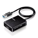GR J[h[_[ SD microSD MS CF ^Cv USB3.0 P[u50cm ubN MR3-C402BK