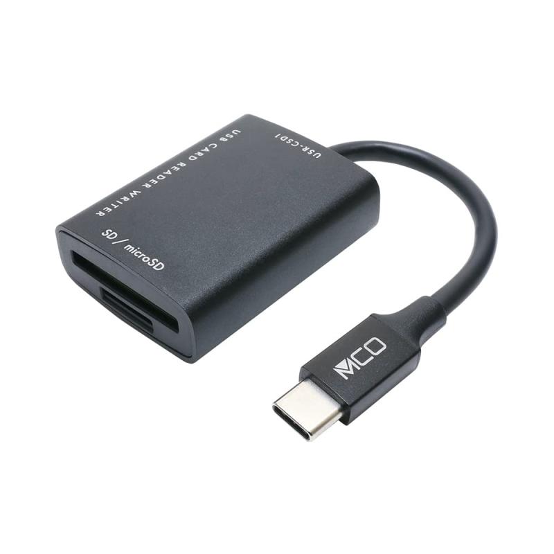 SDカードリーダ・ライタ USB3.2Gen1対応 USB-TYPE-C　ブラック　USR-CSD1/BK　SDカード・microSDカード同時使用可能本体サイズ 約横幅34mm 奥行44mm 厚さ14mm（ケーブル除く）重量：約23gケーブル長 ： 約6cmコネクタ USB-TYPE-C規格 USB3.2Gen1（転送速度5Gbps/USB3.0、USB3.1Gen1同等）準拠対応機種 USB Type-C端子搭載のWindows PC/Macシリーズ/Chromebook/iPadシリーズ/スマートフォン/タブレット　USB Type-C端子がホスト機能搭載機種のみ対応対応メディア SDカード（512MB～2GB）、SDHCカード（4GB～32GB）、SDXCカード（64GB～1TB） microSDカード（512MB～2GB）、microSDHCカード（4GB～32GB）、microSDXCカード（64GB～1TB） 著作権保護機能には対応しておりません。期間 購入日より6ヶ月