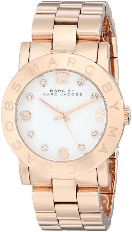 MARC JACOBS ブレスレット MBM3077 Marc Jacobs レディース アーミーウォッチ ステンレススチールケース ステンレススチールブレスレット ホワイトの文字盤 クォーツムーブメント 傷に強いミネラルクリスタル 3ATM - 30m - 99