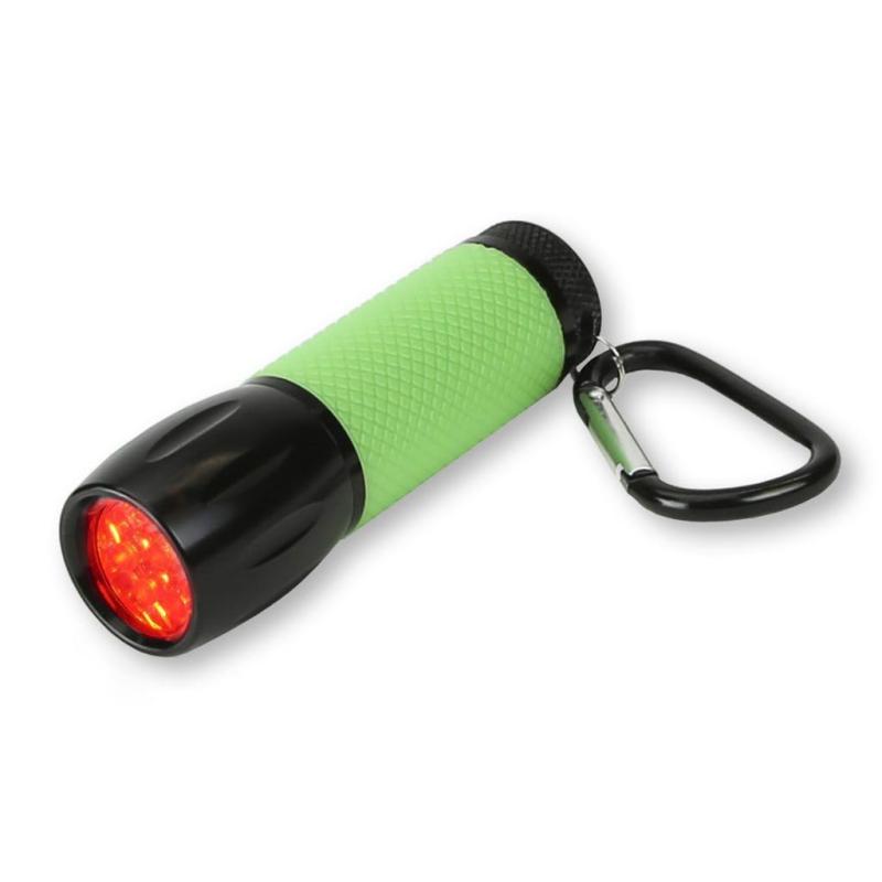 Carson RedSight Pro Flashlight - Red LED Torch (Two Brightness Settings)