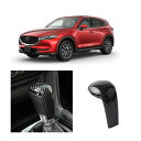 車用 シフトグリップカバー マツダ CX-5 KF系/CX-8 KG系/CX-3 DK系/アテンザ セダン ワゴン GJ系/デミオ DJ系 MAZDA2 カー シフトノブカバー 黒色 ABS材質