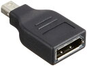 エスエスエーサービス [ DisplayPort (メス) → MiniDisplayPort (オス) ] 変換コネクタ SMDPM-DPF