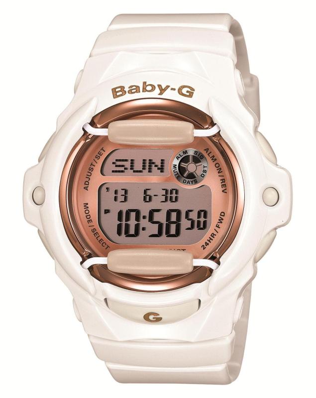 [カシオ] 腕時計 ベビージー BG-169G-7JF ホワイト