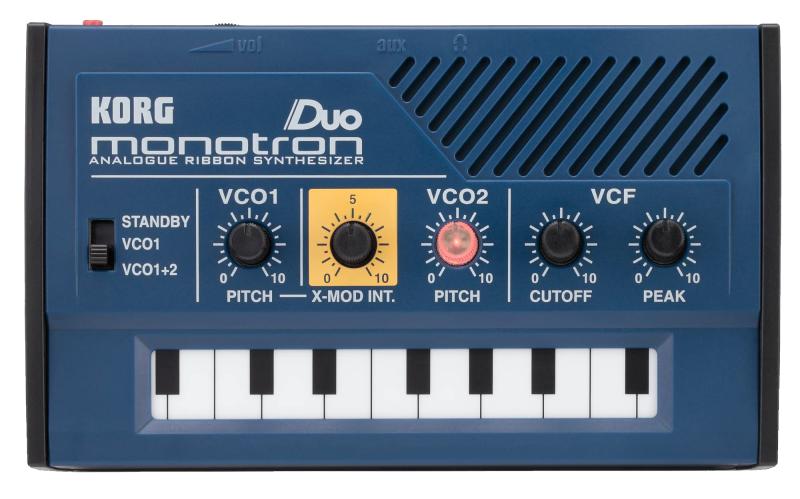 KORG 手のひらサイズ アナログ シンセサイザー monotron DUO モノトロン デュオ シンプルなレイアウトで入門用に最適 スピーカー内蔵 ヘッドフォン使用可 どこでも使えるコンパクトサイズ電池:2単4形電池(付属)電池種別:マンガン生産国:ベトナムカラー:ブラックスケール機能付リボン・コントローラー鍵盤を搭載。2オシレーターに、名機Mono/Polyと同じX-MOD機能を搭載。