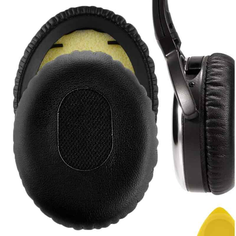 Geekria QuickFit C[pbh ݊ pbh {[Y Bose QC3 ON-EAR, QuietComfort 3 wbhzɑΉ Cpbh/C[NbV/C[Jbv (veCU[/ubN)