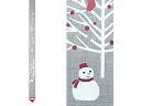 細タペストリー 『樹氷』 冬 手描き タぺストリー 雪だるま クリスマスツリー