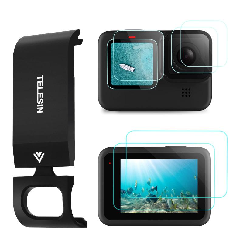 TELESIN Gopro hero11 Hero10 hero9p ANZT[ obe[Jo[+KXیtB3 A~obe[t^ KXtB GoproیtB