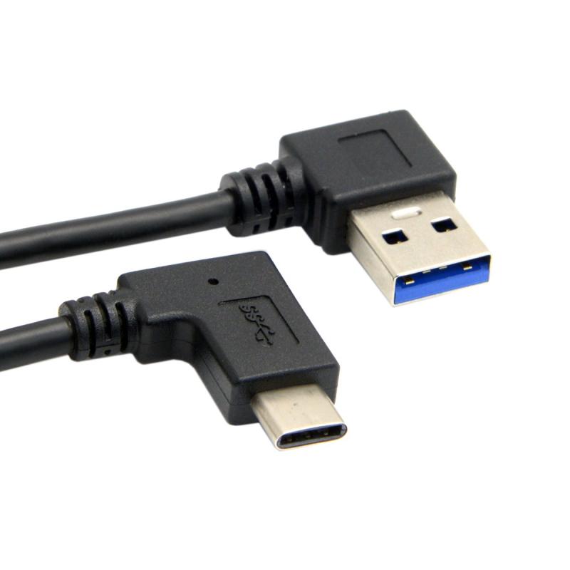 CYo[VuUSB 3.1^CvC - C angled90xEpxtUSB 3.0P[ufor MacBook &amp; Tablet &amp; Mobile Phone 30 cm