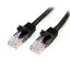 StarTech.com ƥ꡼5e LAN֥(Cat5e) RJ45ͥ(ĥޤɻߥСդ) 0.5m ֥å 45PAT50CMBK