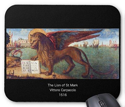 ヴィットーレ・カルパッチョ『 聖マルコのライオン 』のマウスパッド：フォトパッド（世界の名画シリーズ）