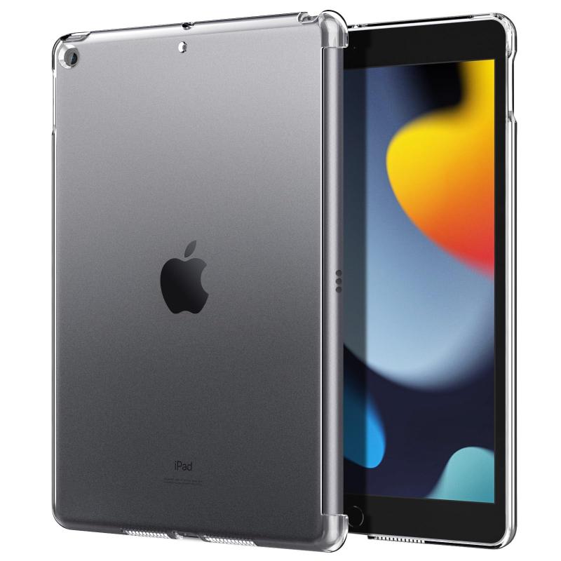 iPad 9 ケース 2021 第9世代 MoKo iPad 10.2 ケース 第8世代(2020)/第7世代(2019) 高級 PCバックカバー [Apple Smart Cover&amp;Smart Keyboardに対応] 指紋防止 耐久性 超軽量 薄型 耐衝撃 シンプル iPad 10.2インチ 2021/