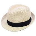 [Sondity] キッズハット 夏 子供 ジャズ帽子 カンカン 麦わら ストローハット パナマ 男の子 女の子 紫外線対策 携帯便利 中折れ 紳士風 旅行