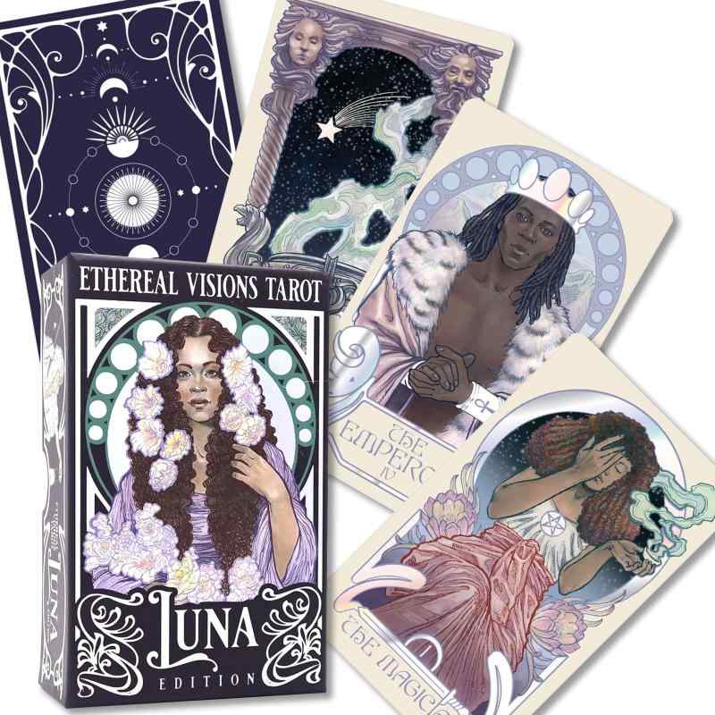 エーテル ビジョン タロット ルナ エディション Ethereal Visions Tarot: Luna Edition 【タロット占い解説書付き】【正規品】