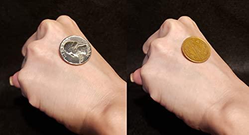 手品屋 10円とクォーターダラーのWXコインが一瞬で入れ替わるマジック簡単で不思議絶対使えます