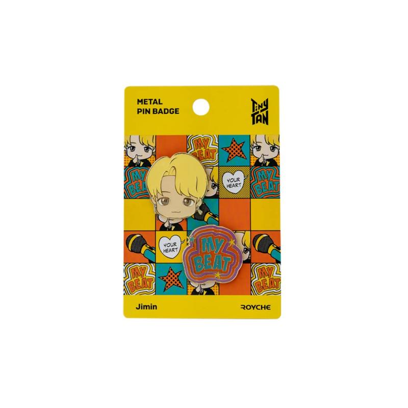 ROYCHE TinyTAN Butter ^sobW (JIMIN) METAL PIN BADGE Butter ver.