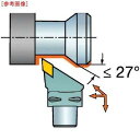 サンドビック コロマントキャプト コロターン107用カッティングヘッド C4SDJCR2705011原産国:スウェーデンゲージチップ:DCMT 11 T3 08切り込み角:93f1:27l1:50D5m:40チップ締め付けトルク:3